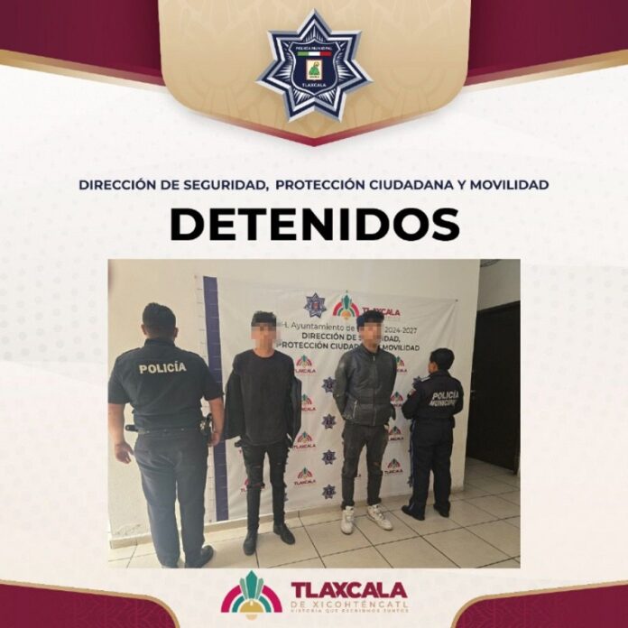 Policía Municipal de Tlaxcala Retira de las Calles a Dos Sujetos Señalados como Presuntos Delincuentes- AlternativaTlx 