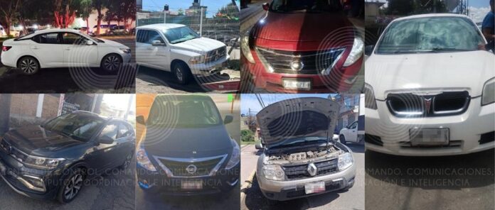 Recuperan en Tlaxcala 7 Vehículos con Reporte de Robo, en Menos de 24 hrs- AlternativaTlx