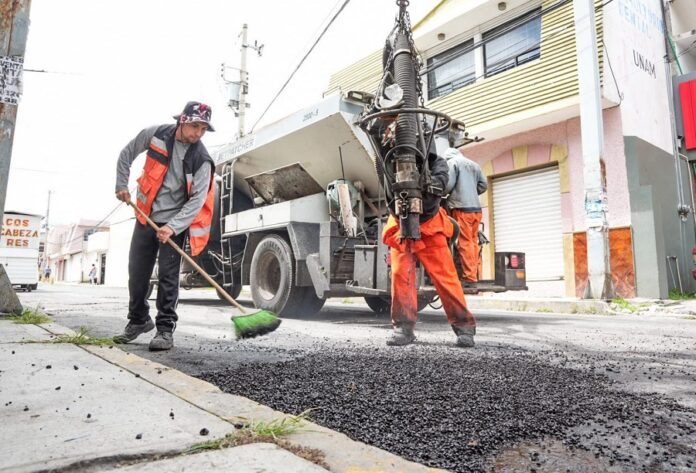 Reinicia el Ayuntamiento de Tlaxcala Programa de Bacheo en Zonas de Alta Movilidad- AlternativaTlx 