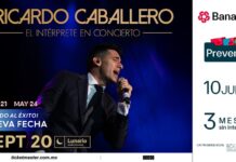 Ricardo Caballero Presenta una Tercera Noche de Bohemia este Año en la Ciudad de México - AlternativaTlx