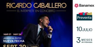 Ricardo Caballero Presenta una Tercera Noche de Bohemia este Año en la Ciudad de México - AlternativaTlx