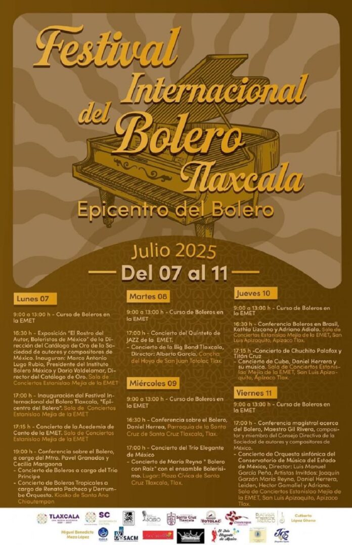 Tlaxcala será Sede del Primer Festival Internacional del Bolero- AlternativaTlx