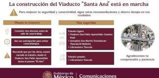 A Partir del 4 de Agosto Cierre Temporal del Viaducto San Pablo Apetatitlán hasta el Distribuidor El Alto - AlternativaTlx