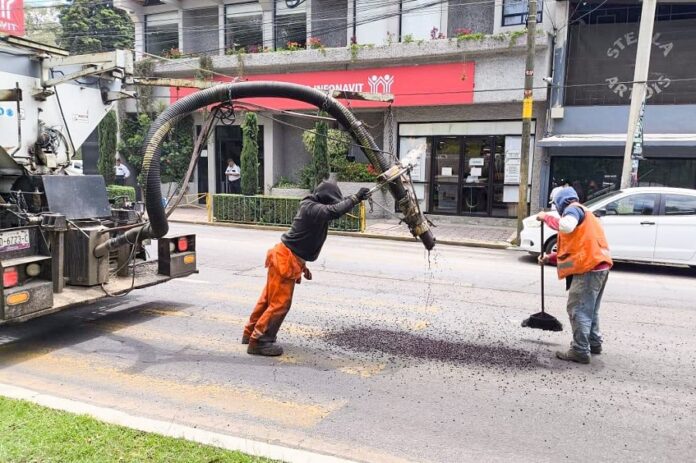 Atiende Gobierno de Alfonso Sánchez García Puntos de Alta Movilidad en la Capital con Programa de Bacheo- AlternativaTlx 