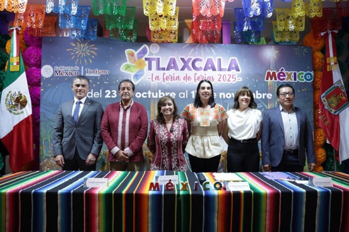 Celebraremos “Tlaxcala, la Feria de Ferias 2025” con Alegría y Tradición Lorena Cuéllar- AlternativaTlx Celebraremos “Tlaxcala, la Feria de Ferias 2025” con Alegría y Tradición: Lorena Cuéllar- AlternativaTlx