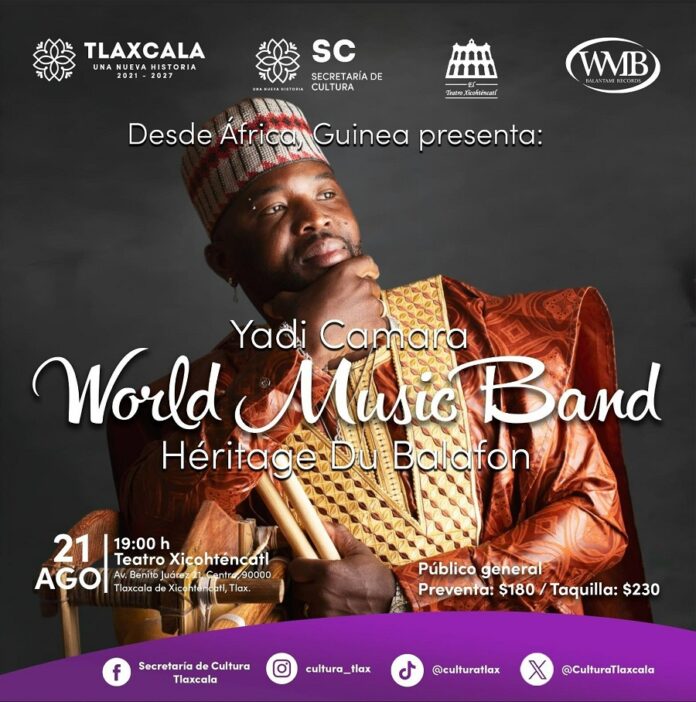 El Músico Yadi Camara trae la Herencia Viva del Balafón Africano a Tlaxcala- AlternativaTlx 
