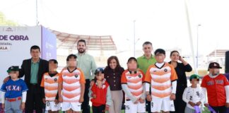 Entrega Lorena Cuéllar Unidad Deportiva de Ixtulco- AlternativaTlx 