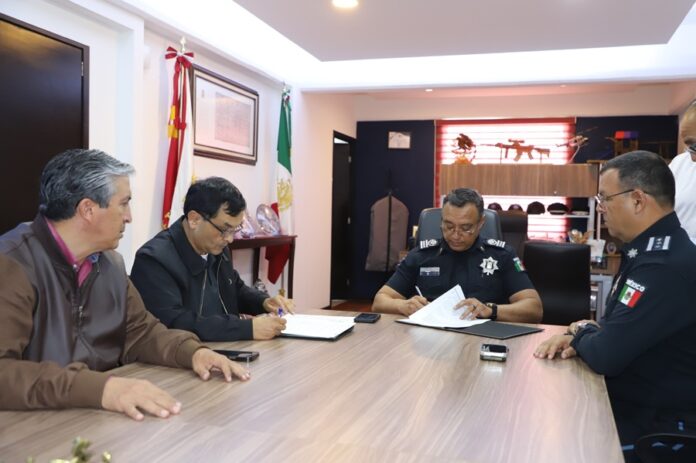 Firman SSC y SMyT Conviene de Colaboración para Fortalecer la Seguridad en Tlaxcala - AlternativaTlx