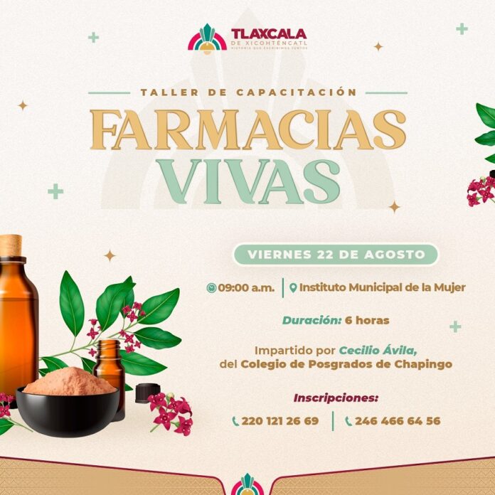 Gobierno de Alfonso Sánchez García Impulsa Capacitación con Farmacias Vivas para Emprendedores de la Capital- AlternativaTlx 