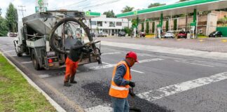 Intensifica el Ayuntamiento de Tlaxcala Bacheo en el Centro Histórico y Colonias con más Tránsito Vehicular- AlternativaTlx 