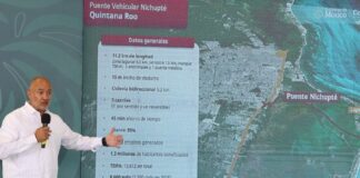 Obra de Puente Vehicular Nichupté tiene 85% de Avance; Beneficiará a 1.3 Millones de Habitantes SICT - AlternativaTlx