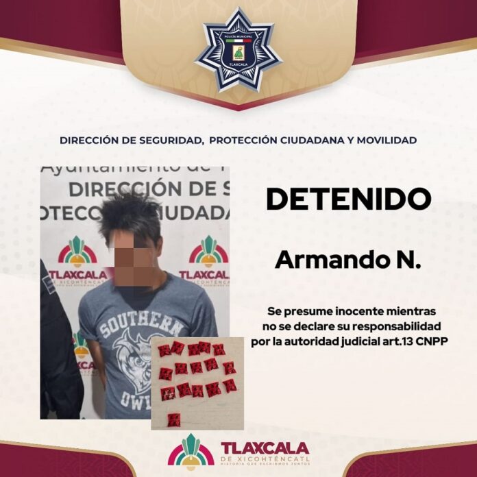 Policía de la Capital Frena Actividades Ilícitas Contra la Salud en la Loma Xicohténcatl y Detiene a un Hombre- AlternativaTlx 