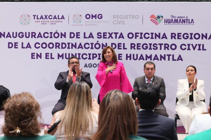 Pone en Marcha Gobernadora Sexta Oficina Regional de Registro Civil- AlternativaTlx 