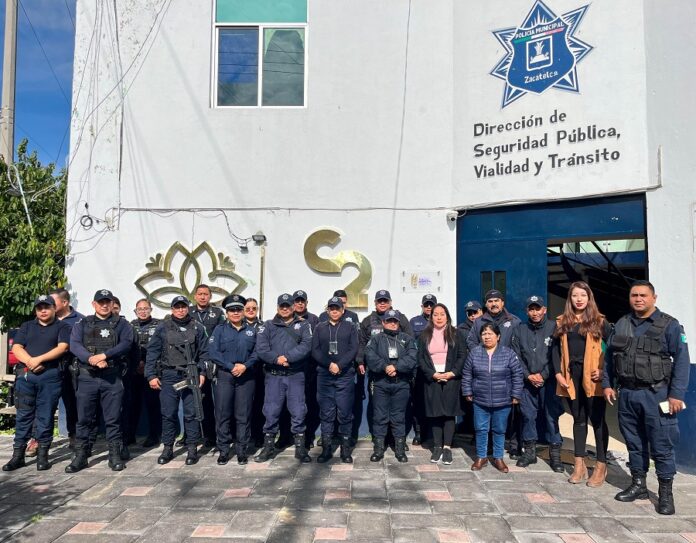 Seguridad Pública de Zacatelco Recibe Capacitación por el IMMUJER- AlternativaTlx 