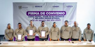 Zacatelco se Suma a la Modernización Administrativa con la Firma de Convenios de Mejora Regulatoria, Cero Papel y SARE Electrónico- AlternativaTlx 
