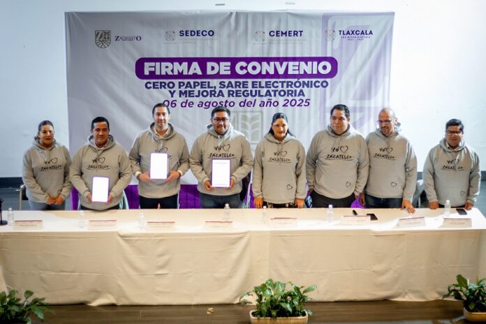 Zacatelco se Suma a la Modernización Administrativa con la Firma de Convenios de Mejora Regulatoria, Cero Papel y SARE Electrónico- AlternativaTlx 