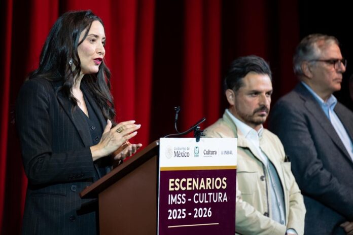Zoé Robledo y Claudia Curiel Inauguran el Ciclo de Funciones de la Convocatoria Escenarios IMSS-Cultura 2025-2026 - AlternativaTlx
