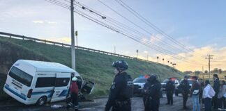 Aseguran SSC y Policía Municipal de Xaloztoc a Tres Sujetos por Robo de Una Unidad de Transporte Público - AlternativaTlx