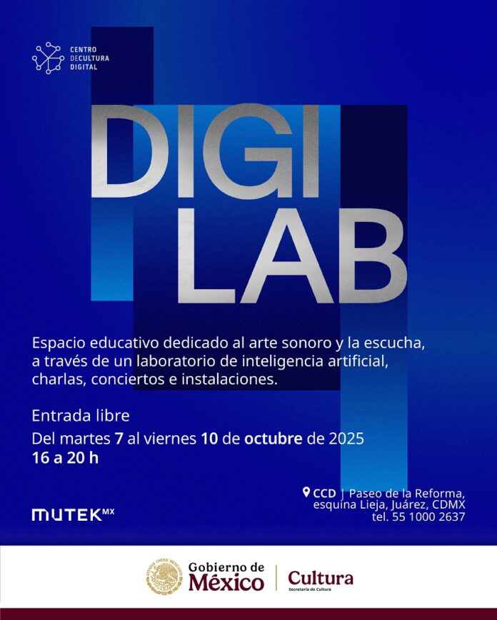 El Centro de Cultura Digital Será Sede de la Innovación Durante Mutek Digi Lab - AlternativaTlx
