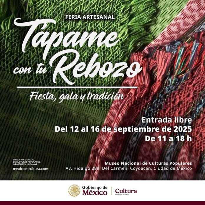 Entre Colores y Texturas, Inicia la Feria Artesanal “Tápame con tu Rebozo. Fiesta, Gala y Tradición” - AlternativaTlx