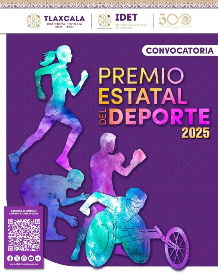 Lanza IDET Convocatoria para el Premio Estatal del Deporte 2025 - AlternativaTlx