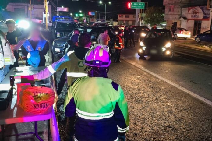 Policía Municipal de Tlaxcala Previene Accidentes con Operativo de Alcoholimetría en Puntos de Mayor Afluencia en la Capital - AlternativaTlx