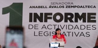 Rinde Anabell Ávalos su Primer Informe con 59 Iniciativas y Un Llamado a Rescatar las Instituciones - AlternativaTlx