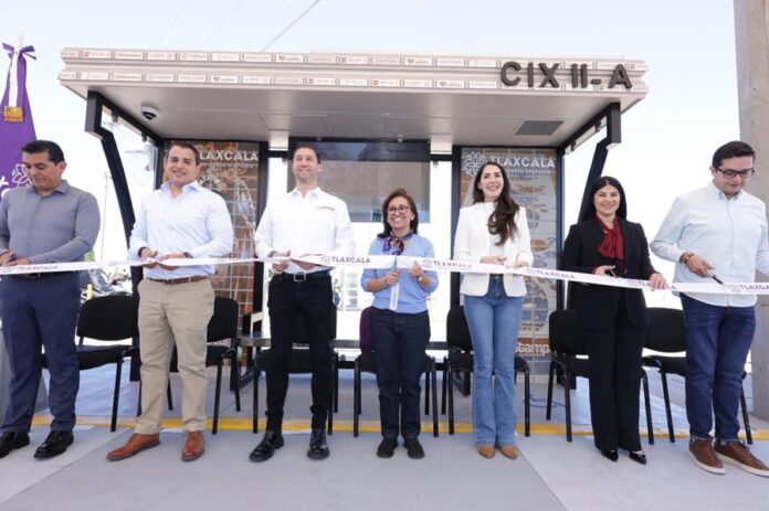 Tlaxcala Estrena el Primer Paradero Inteligente del País, en la Ciudad Industrial Xicohténcatl - AlternativaTlx