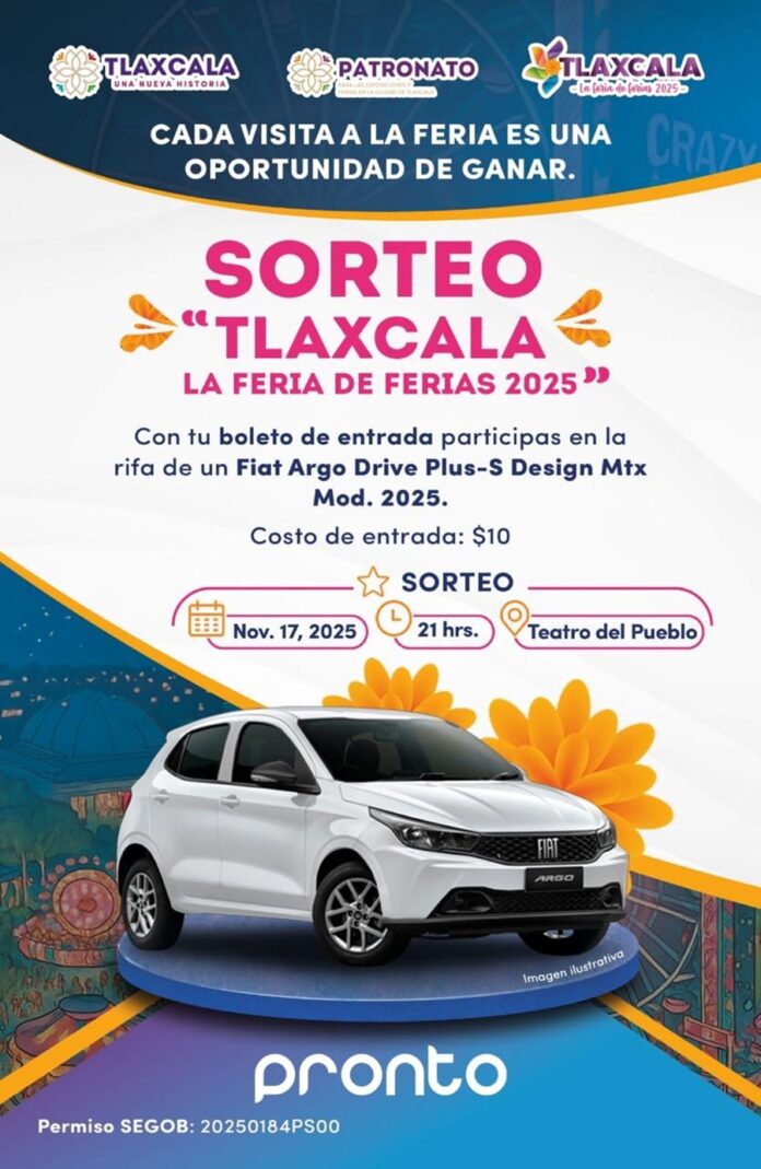Asistentes a la Feria de Ferias Tlaxcala 2025 Podrán Ganar un Automóvil Último Modelo - AlternativaTlx Asistentes a la Feria de Ferias Tlaxcala 2025 Podrán Ganar un Automóvil Último Modelo - AlternativaTlx