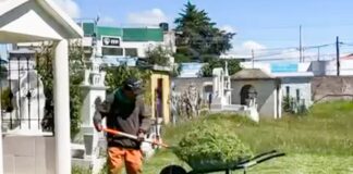 Ayuntamiento Capitalino Realiza Jornada de Mantenimiento en Panteón de Atempan e Ixtulco Previo a Días de Muertos - AlternativaTlx