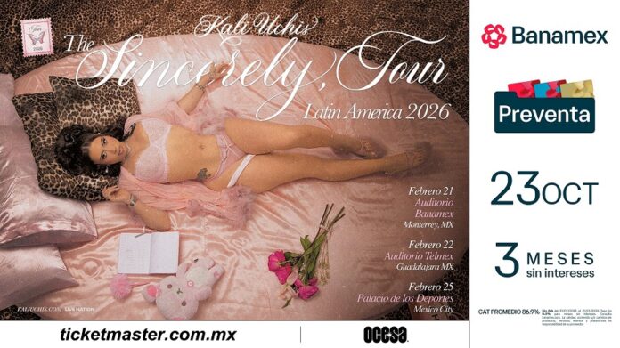 Kali Uchis Anuncia la Etapa Latinoamericana de su Esperada Gira The Sincerely, Tour en 2026 - AlternativaTlx