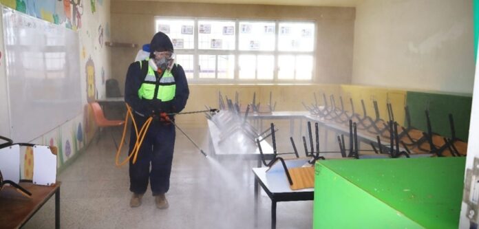 Protección Civil de Zacatelco Inicia Jornada de Sanitización en Instituciones Educativas. - AlternativaTlx