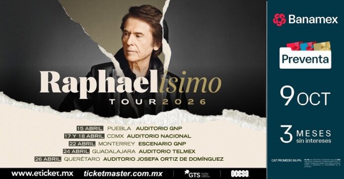 Raphael Regresa a los Escenarios de México con Nueva Gira - AlternativaTlx