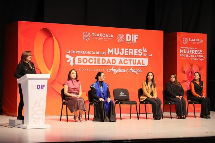 Angelica Aragón Llama a Transformar la Vida de las Mujeres; son la Fuerza que Sostiene a Tlaxcala: Lorena Cuellar - AlternativaTlx