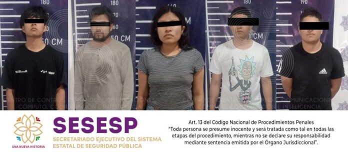 Gabinete de Seguridad de Tlaxcala Asegura a Cinco Personas Vinculadas al Robo de un Tractocamión - AlternativaTlx