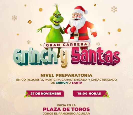 Gobierno de Alfonso Sánchez García Abre los Festejos Navideños con la Gran Carrera “Grinch y Santas” - AlternativaTlx