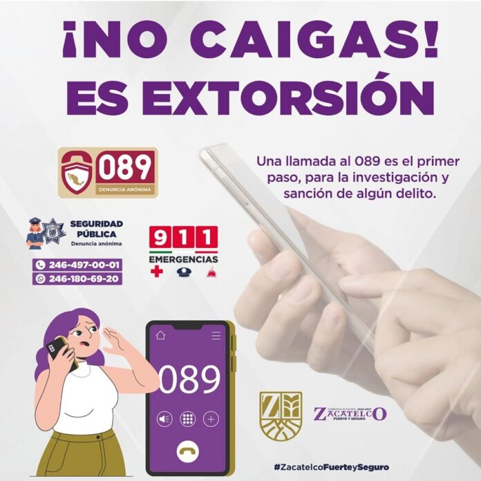 Alertan en Zacatelco por Llamadas Sospechosas que Podrían Tratarse de Intentos de Extorsión - AlternativaTlx