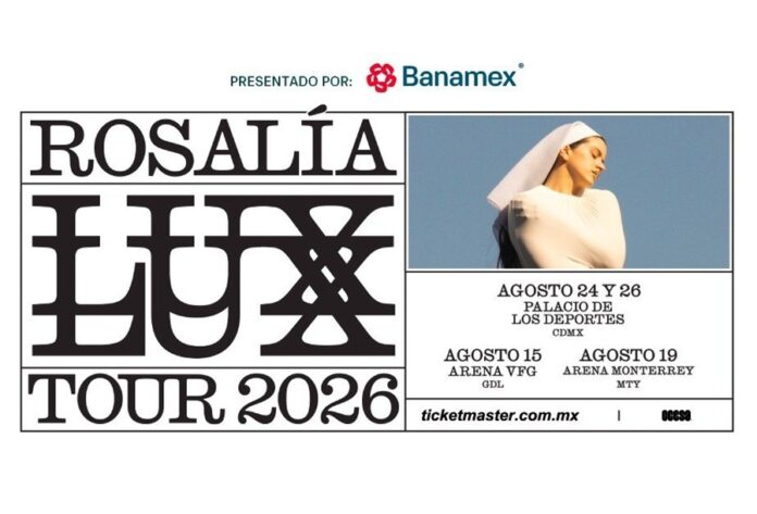 Rosalía Anuncia Gira Global Lux Tour 2026 - AlternativaTlx
