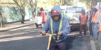 Con Bacheo Atiende Ayuntamiento de Tlaxcala Camino Real en Tizatlán - AlternativaTlx