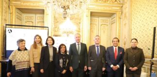 En Madrid, Gobernadora Lorena Cuéllar Participa en el Seminario “Tlaxcaltecas y Españoles, un Encuentro que Marcó la Historia” - AlternativaTlx