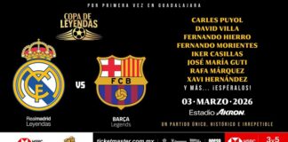 ¡Por Primera vez en Guadalajara! un Clásico Imperdible: La Copa de Leyendas Reunirá a Iconos del Real Madrid Vs Barcelona - AlternativaTlx