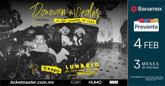 Donovan Morales Anuncia Concierto en Ciudad de México - AlternativaTlx