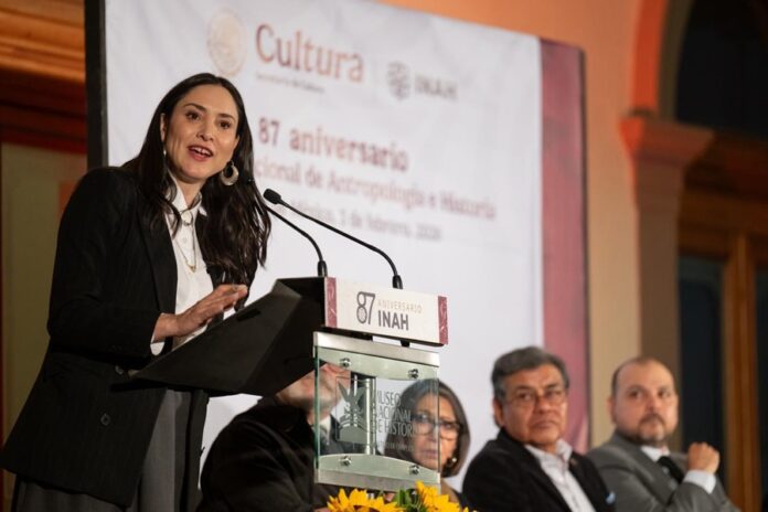 En el 87 Aniversario del INAH, la Secretaria Claudia Curiel de Icaza Afirma: “Nos Toca Seguir Defendiendo, Impulsando y Trabajando por su Renovación” - AlternativaTlx